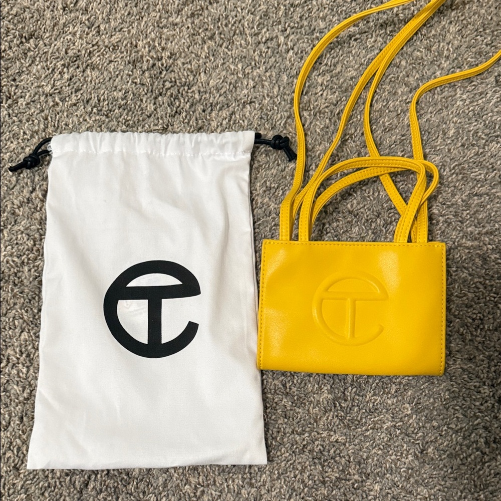 Telfar Mini Bag in Vibrant Yellow